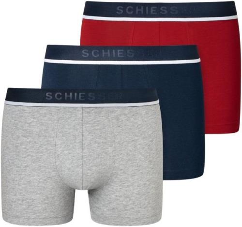 Schiesser Boxershort "95/5" met sportieve logo-webband (3 stuks)