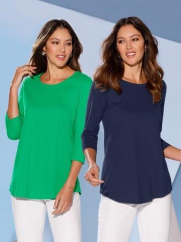 Classic Basics Lang shirt Dubbelpak Blouses (1-delig)