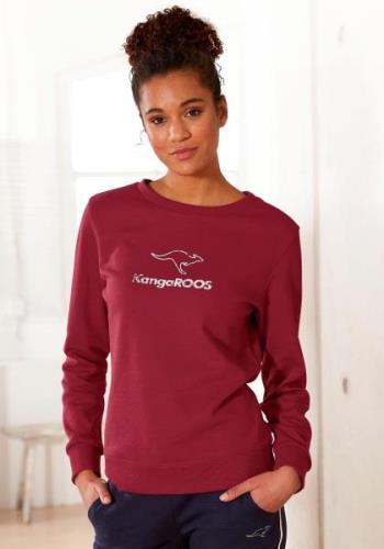 KangaROOS Sweatshirt met contrasterende logo-print, loungepak