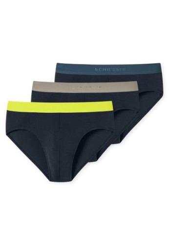 Schiesser Rio-slip "95/5" met sportieve logo-webband (3 stuks)