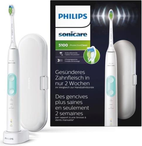 Philips Sonicare Elektrische tandenborstel ProtectiveClean 5100 met ge...