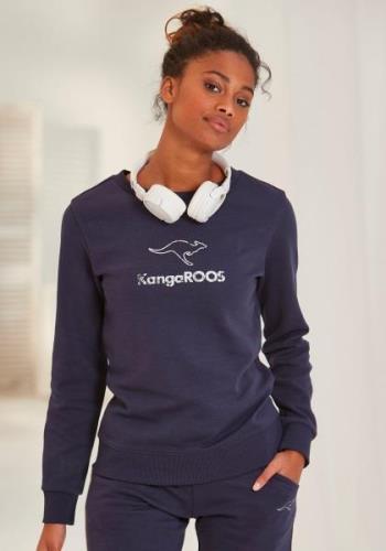 KangaROOS Sweatshirt met contrasterende logo-print, loungepak