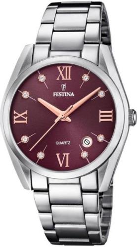 Festina Kwartshorloge Boyfriend, F16790/E Polshorloge, dameshorloge, r...