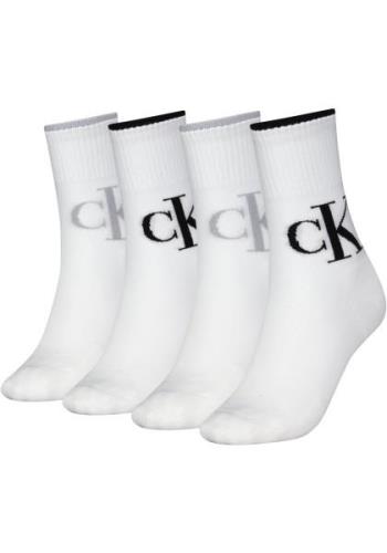 Calvin Klein Jeans Sportsokken CKJ WOMEN SOCK 4P LOGO (4 paar, Set van...