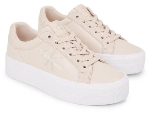 Calvin Klein Plateausneakers BOLD VULC FLATF LOW MIX ML MTR met zachte...