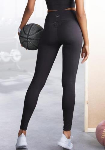 active by Lascana Functionele legging -Sport Leggings met kleine rimpe...