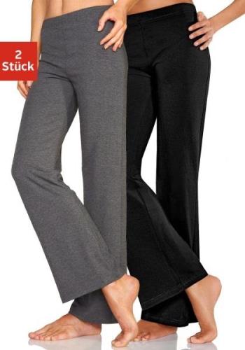 vivance active Jazzpants met licht uitlopende pijpen, loungewear (2-de...