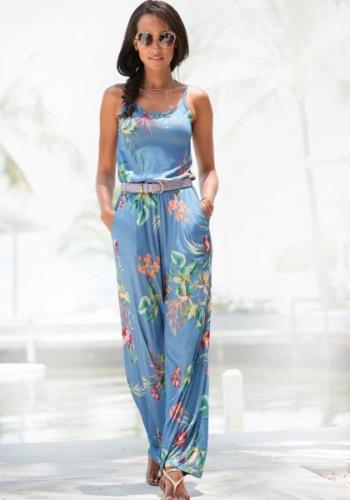 Buffalo Jumpsuit met alloverprint en zakken, zomerse jumpsuit