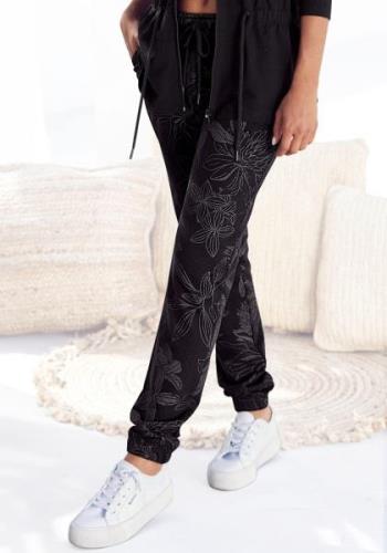 Lascana Loungebroek met bloemen alloverprint, loungepak