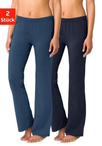 vivance active Jazzpants met licht uitlopende pijpen, loungewear (2-de...