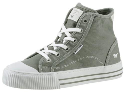 Mustang Shoes Plateausneakers veterschoen, vrijetijdsschoen, high top-...