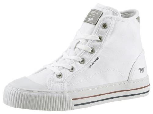 Mustang Shoes Plateausneakers veterschoen, vrijetijdsschoen, high top-...