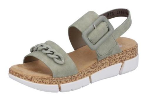 NU 20% KORTING: Rieker Sandalen summer shoe, sandal, wedge heel, with ...