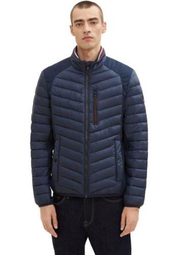 Tom Tailor Gewatteerde jas hybride - met softshell-inzetten aan de zij...