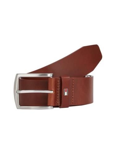 Tommy Hilfiger Leren riem New Denton 4 cm NEW DENTON RIEM met vlag-log...