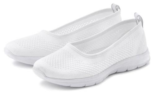 Lascana Sneaker-ballerina’s Ultralichte slipper, Slip-On-Sneaker Vrije...