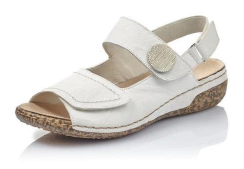 NU 20% KORTING: Rieker Sandalen zomerschoen, sandaal, keilhak, met ver...