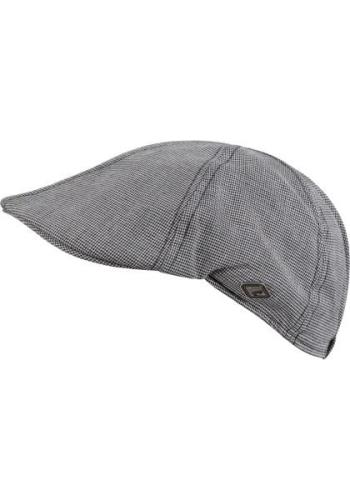 chillouts Sportpet Kyoto hat Flat cap met fijn ruitpatroon