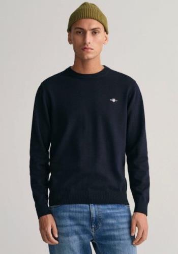 Gant Trui met ronde hals CLASSIC COTTON C-NECK Premium breipullover va...