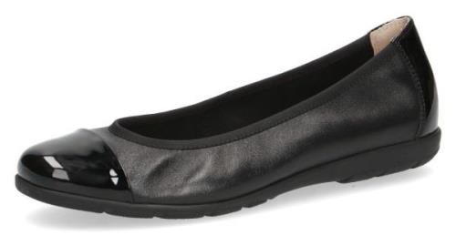 Caprice Ballerina's Loafer, slipper, feestdagsschoen met lakdetails