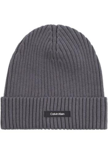 Calvin Klein Beanie CLASSIC COTTON RIB BEANIE