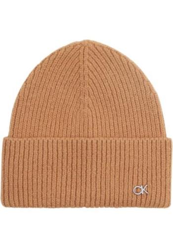 Calvin Klein Beanie CK METAL CHUNKY RIB BEANIE