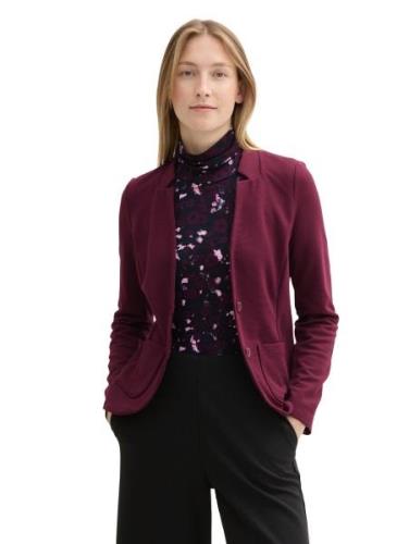 Tom Tailor Sweatblazer Ottoman met opgestikte zakken en structuur