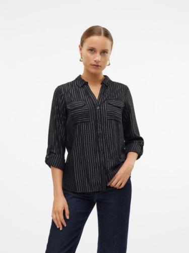 Vero Moda Overhemdblouse VMBUMPY LS GLITTER SHIRT WVN GA NOOS