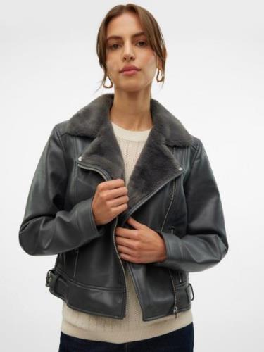 Vero Moda Imitatieleren jack VMHAILEY SHORT COATED JACKET