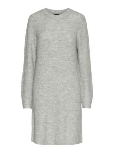 pieces Gebreide jurk PCELLEN LS O-NECK KNIT DRESS NOOS BC