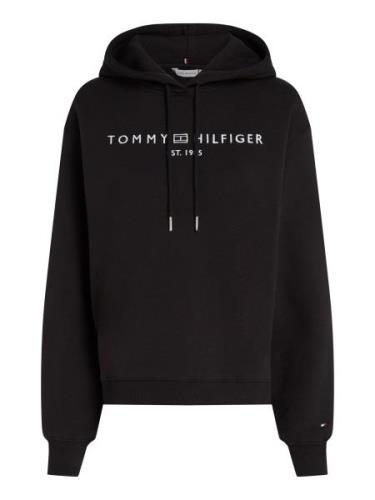 Tommy Hilfiger Hoodie MDRN REG CORP LOGO HOODIE met geborduurd logo-op...