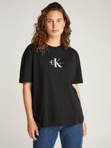 Calvin Klein T-shirt TEXTURED MONOLOGO BOYFRIEND TEE