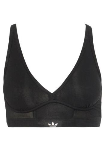 adidas Originals Bustier Flex Ribbed Cotton met elastische onderbusteb...