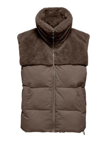 Only Bodywarmer ONLWANJA FUR PUFFER MIX WAISTCOAT CC OTW