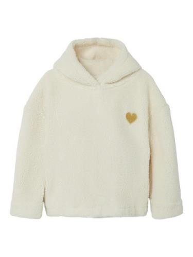 Name It Hoodie NKFODINE LS TEDDY PULLOVER WH PS