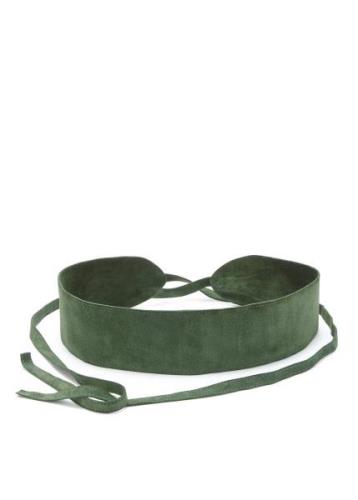 Lascana Tailleriem Leren riem Veloursleder riem om te binden, shaping-...