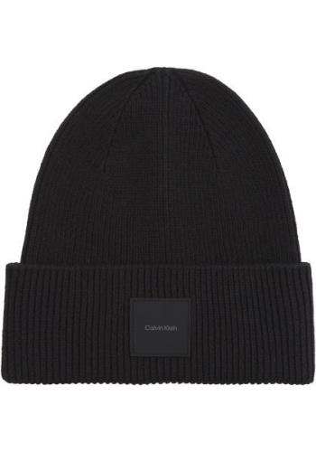 Calvin Klein Beanie COTTON/WOOL FINE RIB BEANIE