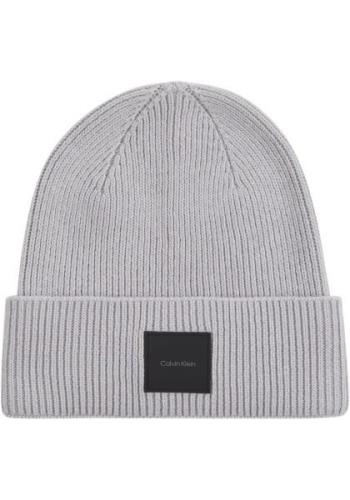 Calvin Klein Beanie COTTON/WOOL FINE RIB BEANIE