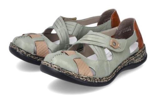 NU 20% KORTING: Rieker Klittenbandschoenen Spangenschuh, slipper, zome...