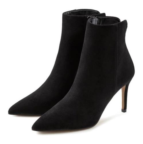 Lascana Highheel-laarsjes in spitse vorm & naaldhak, ritslaars vegan