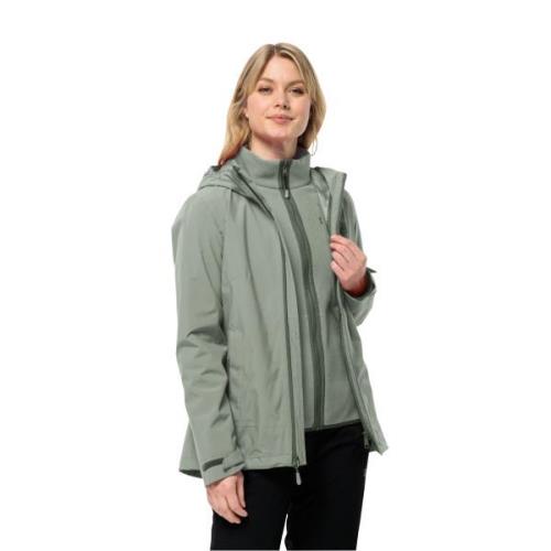 Jack Wolfskin Functioneel 3-in-1-jack MOONRISE 3IN1 JKT W met waterafs...