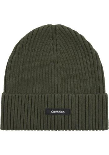 Calvin Klein Beanie CLASSIC COTTON RIB BEANIE