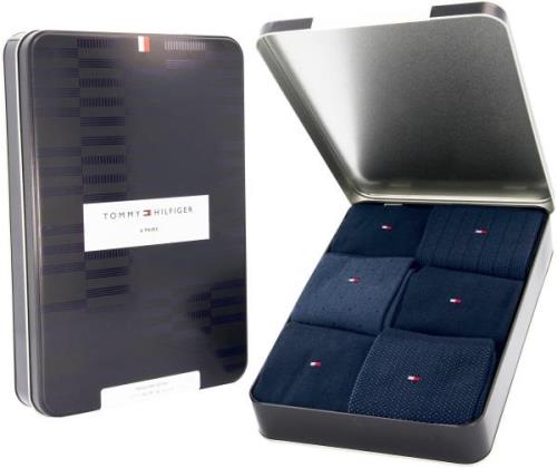 Tommy Hilfiger Sokken TH MEN SOCK 6P TIN GIFTBOX BIRDSEYE (box, 6 paar...