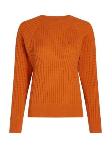 Tommy Hilfiger Trui met ronde hals CO CABLE C-NK SWEATER