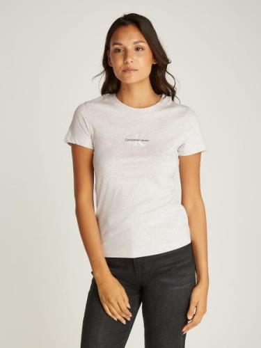 Calvin Klein T-shirt MONOLOGO SLIM TEE met gestempeld logo