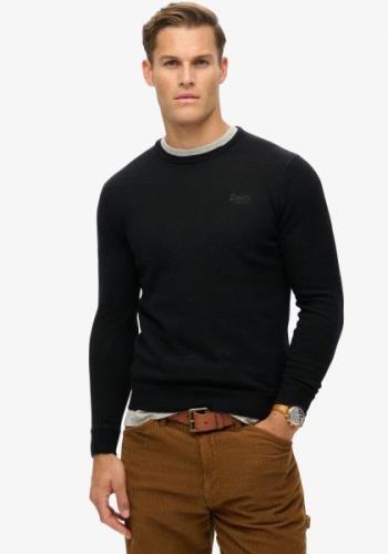 Superdry Trui met ronde hals ESSENTIAL SLIM FIT CREW JUMPER