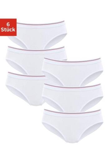 H.I.S Bikinibroekje elastische katoenkwaliteit (6 stuks, Set van 6)