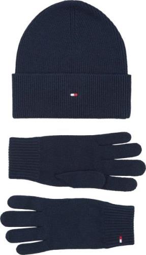 Tommy Hilfiger Gebreide muts ESSENTIAL BEANIE & GLOVES GP (set, Muts -...