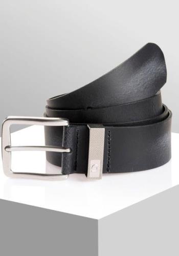 Tom Tailor Denim Leren riem TTDJOE 4 cm brede herenriem, denimlook, to...