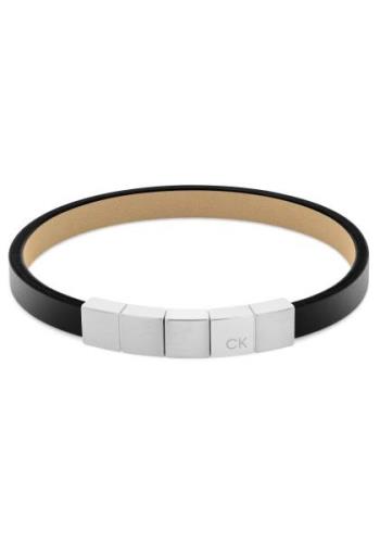 Calvin Klein Leren armband Sieraden roestvrij stalen armband leren arm...